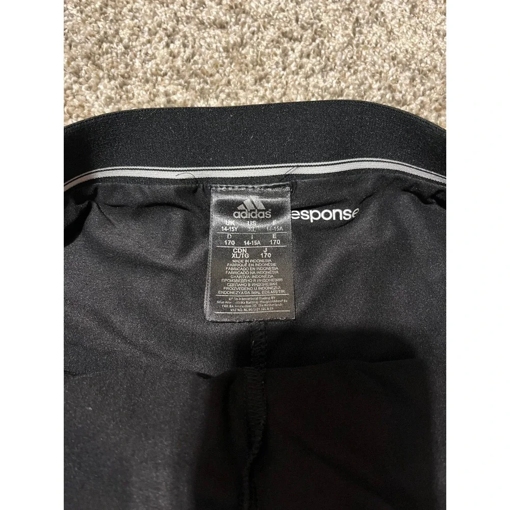 Adidas Youth Response Tennis Set Tank Top Skort Black White Grey XL 14-15